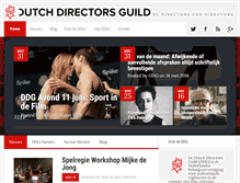 Tablet Screenshot of directorsguild.nl